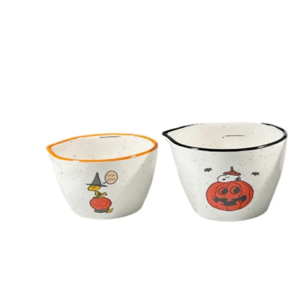 NEW VHTF Rae Dunn/Peanuts New Release 2025 Halloween Measuring Cup Set/4 🎃🎃🎃 - Picture 9 of 9
